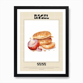 Onion Bagel 5 Art Print