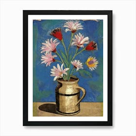 Flowers In A Vase 5 Art Print