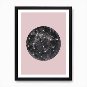 Constellation Pink Art Print