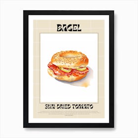 Sun Dried Tomato Bagel 4 Art Print