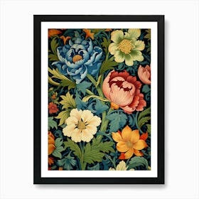 Floral Wallpaper 97 Art Print