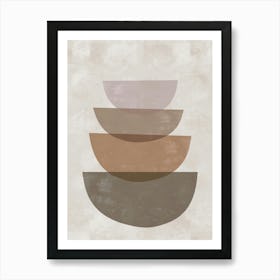 Stacked Bowls Art Print