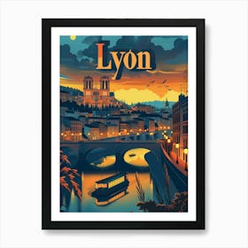 Lyon France 2 Art Print