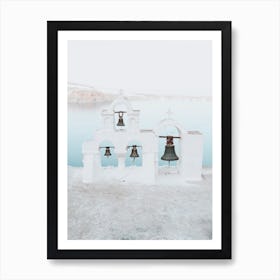 Aegean Chimes 2, Santorini Art Print