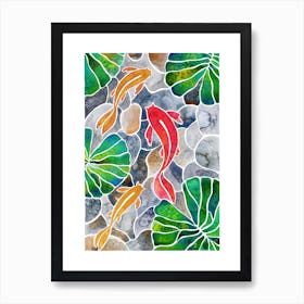 Koi Art Print