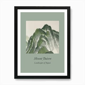 Landscapes Of Japan Mount Daisen 42 Art Print