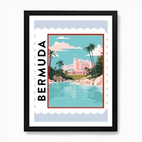 Bermuda 2 Travel Stamp Poster Art Print
