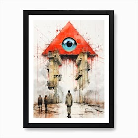 Eye Of The Beholder book poster Art Print