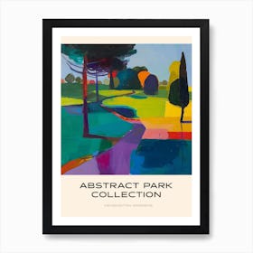 Abstract Park Collection Poster Kensington Gardens London 1 Art Print