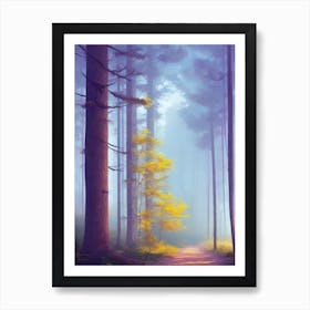 Path In The Woods 6 Art Print