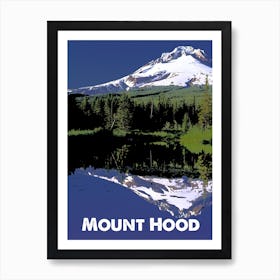 Mount Hood, Mountain, USA, Nature, Cascades, Climbing, Wall Print, Art Print