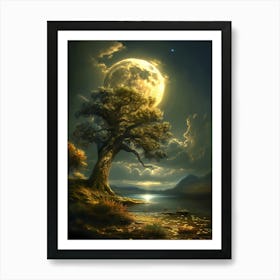 Full Moon 4 Art Print