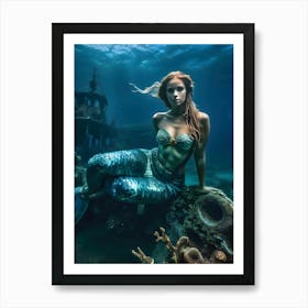 Mermaid-Reimagined 97 Art Print