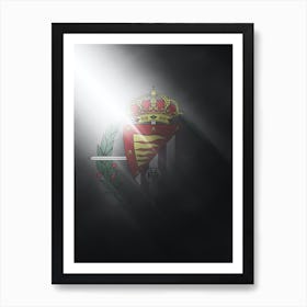 Real Valladolid Spain Football Poster Art Print