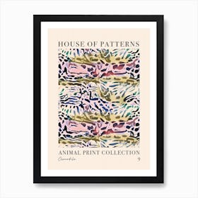 House Of Patterns Crocodile Animal Print Pattern 5 Art Print