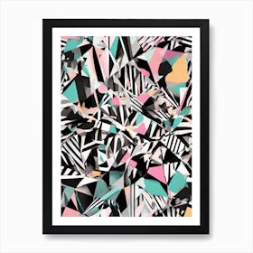 Abstract Geometric Pattern 1 Art Print