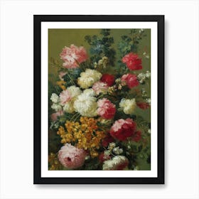 Stock Painting 3 Flower Art Print