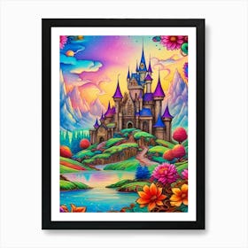 Fairytale Castle Art Print