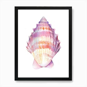 Watercolor Seashell 8 Art Print