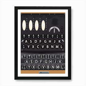 Enigma codebreaking machine Art Print