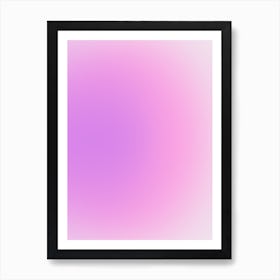 Lilac Gradient Glow Art Print