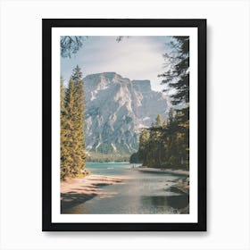 Summer Mountain Lake Art Print