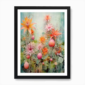 Tropical Plant Painting Air Plant 2 Art Print