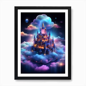 Castle In The Clouds 5 Art Print