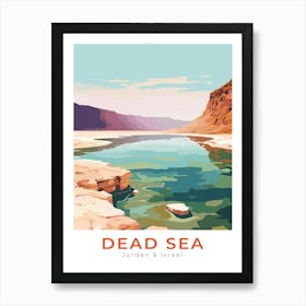 Jordan & Israel Dead Sea Travel 1 Art Print