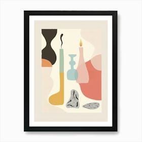 Cute Abstract Objects Collection 1 Affiche