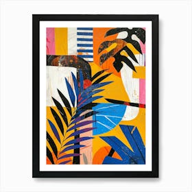 Tropical Abstract Painting Art Print