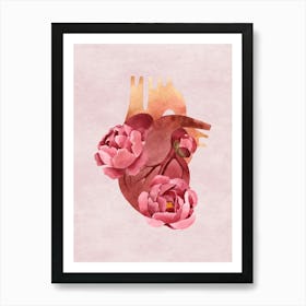 Floral Heart Art Print