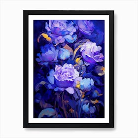 Purple Roses Art Print