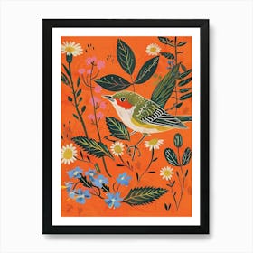 Spring Birds Chimney Swift 1 Art Print