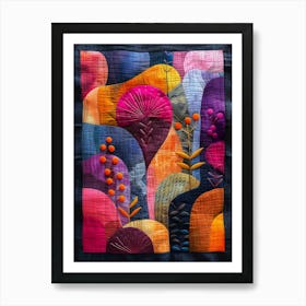 Quilted Wall Hanging Art Print