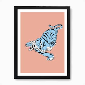 Chasing Tiger Art Print