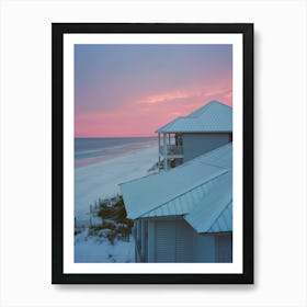Summer Beach House II on Film Art Print