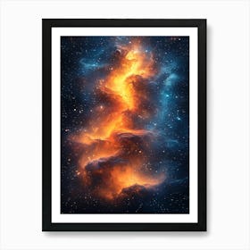 Nebula In Space 4 Art Print