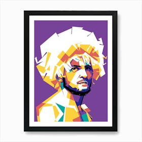 Khabib Nurmagedov Wpap Art Print