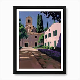 Churchyard Art Print