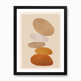 Colorful Abstract Stones 1 Art Print