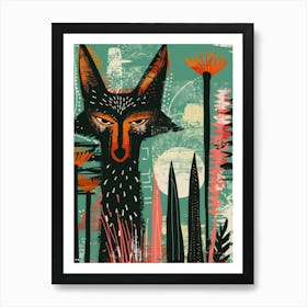 Fox In The Wild Art Print