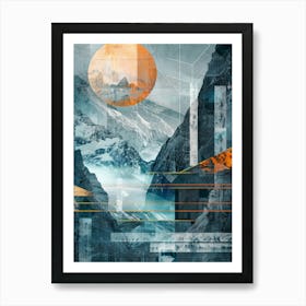 Abstract Landscape 3 Art Print