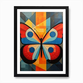 Butterfly Abstract Pop Art 8 Art Print
