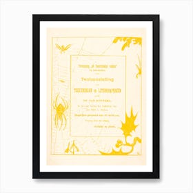 Invitation With Spin (In Or Before 189), Theo Van Hoytema Art Print
