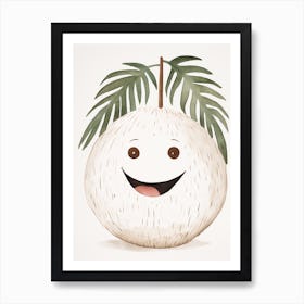Friendly Kids Coconut 1 Art Print