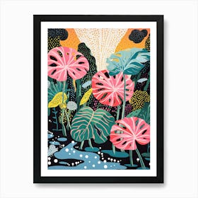 Tropical Jungle | Inspired by Yayoi Kusama Art Print