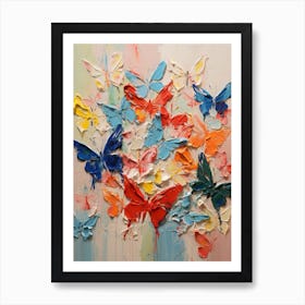 Butterflies Abstract 1 Art Print