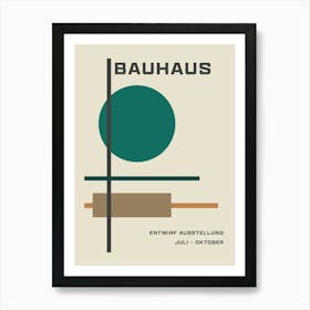 Bauhaus Neutral Print 3 Art Print