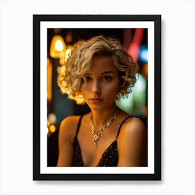 Portrait Of A Young Woman 18 Art Print